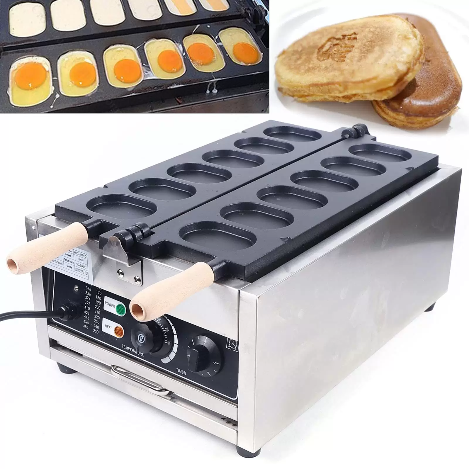 Commercial Waffle Maker - Waffle Maker - Waffle Maker - Incubator - Pancakes - Electric Waffle Maker - Non-Stick Coating - 3000 W Commercial Waffle Maker - Waffle Maker - Waffle Maker - Incubator - Pancakes - Electric Waffle Maker - Non-Stick Coating - 3000 W