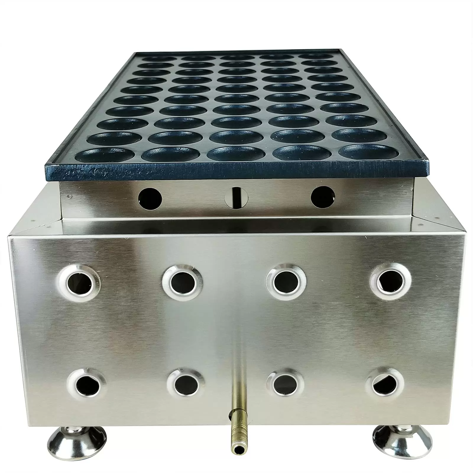 Non-Stick Aluminum Waffle Pan with Teflon Coating 25/50 Holes for Confectionery and Desserts 4.5cm