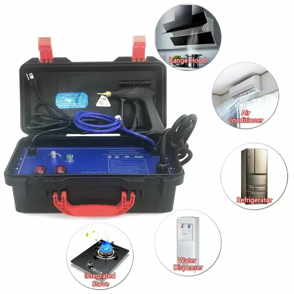 High Temperature High Pressure Steam Cleaner Electric Steam Machine Cleaner 3-5 Bar 100-130°C Disinfect and Clean Range Hoods Air Conditioners Refrigerators High Temperature High Pressure Steam Cleaner Electric Steam Machine Cleaner 3-5 Bar 100-130°C Disinfect and Clean Range Hoods Air Conditioners Refrigerators