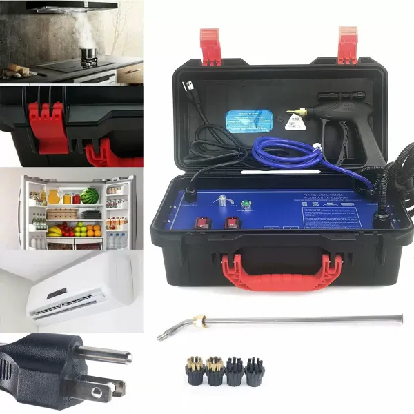 High Temperature High Pressure Steam Cleaner Electric Steam Machine Cleaner 3-5 Bar 100-130°C Disinfect and Clean Range Hoods Air Conditioners Refrigerators High Temperature High Pressure Steam Cleaner Electric Steam Machine Cleaner 3-5 Bar 100-130°C Disinfect and Clean Range Hoods Air Conditioners Refrigerators