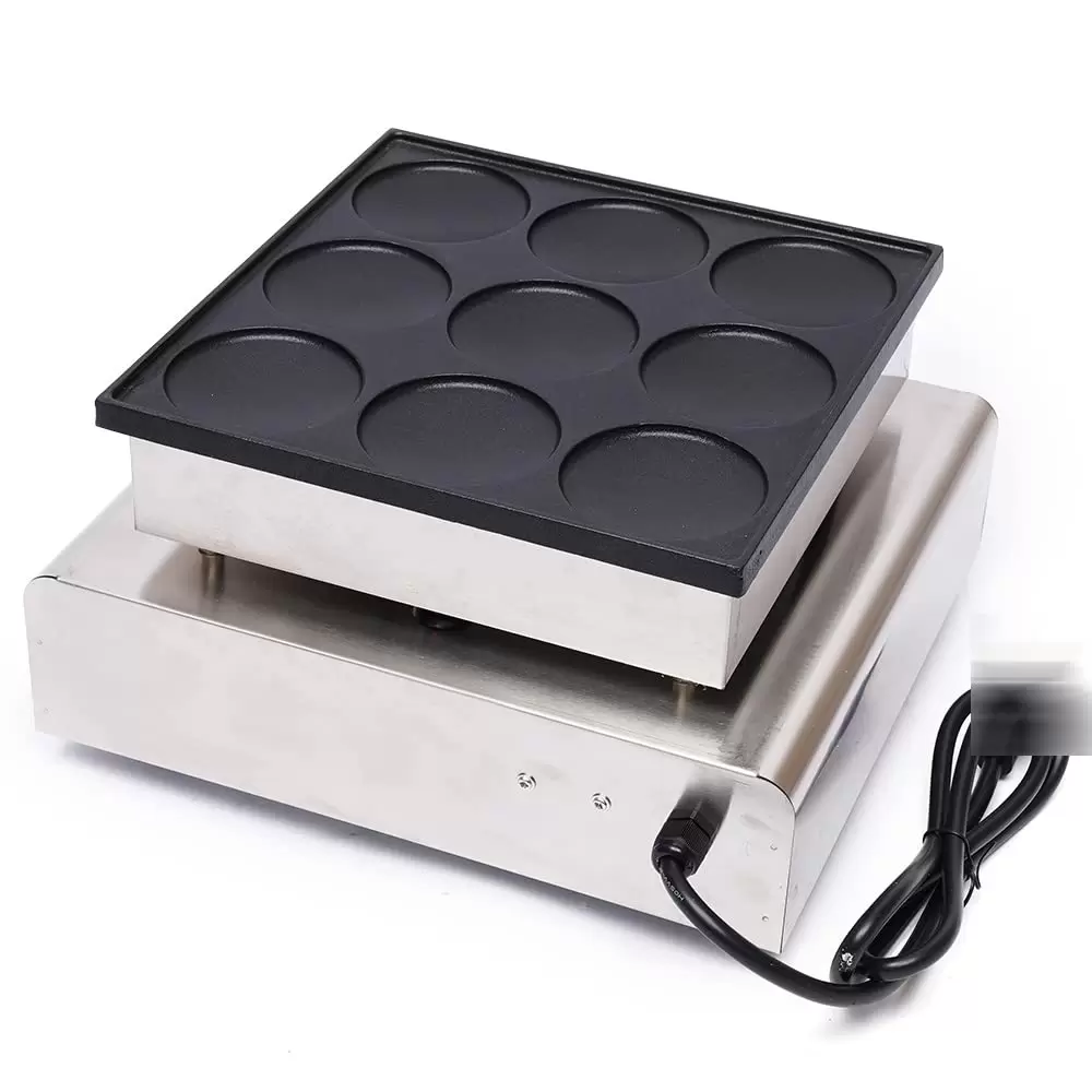 Electric Crepe Maker Commercial Crepe Maker for 9 Dorayaki, Crepes (3.03 x 3.03 x 0.39 inch) Electric Crepe Maker Commercial Crepe Maker for 9 Dorayaki, Crepes (3.03 x 3.03 x 0.39 inch)