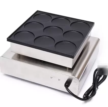 Electric Crepe Maker Commercial Crepe Maker for 9 Dorayaki, Crepes (3.03 x 3.03 x 0.39 inch)