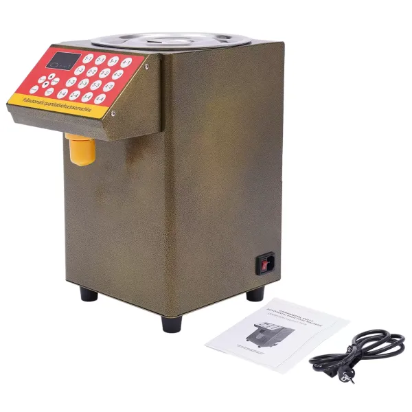 Automatic Fructose Dispenser Syrup Dispenser 400W Quantitative Bubble Tea Fructose Machine 8L Measuring Cup