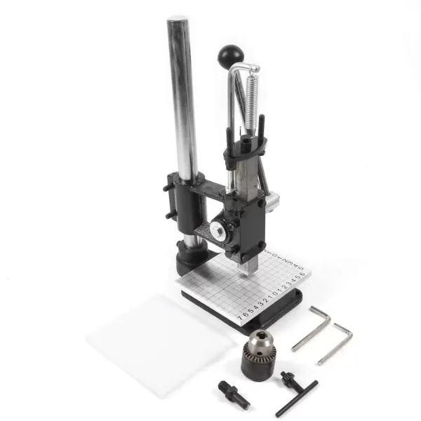 Leather Hole Punch Tool Hole Punch Machine, Eyelet Press Kit Punching, DIY Leather Punching Machine for Making Leather Bags