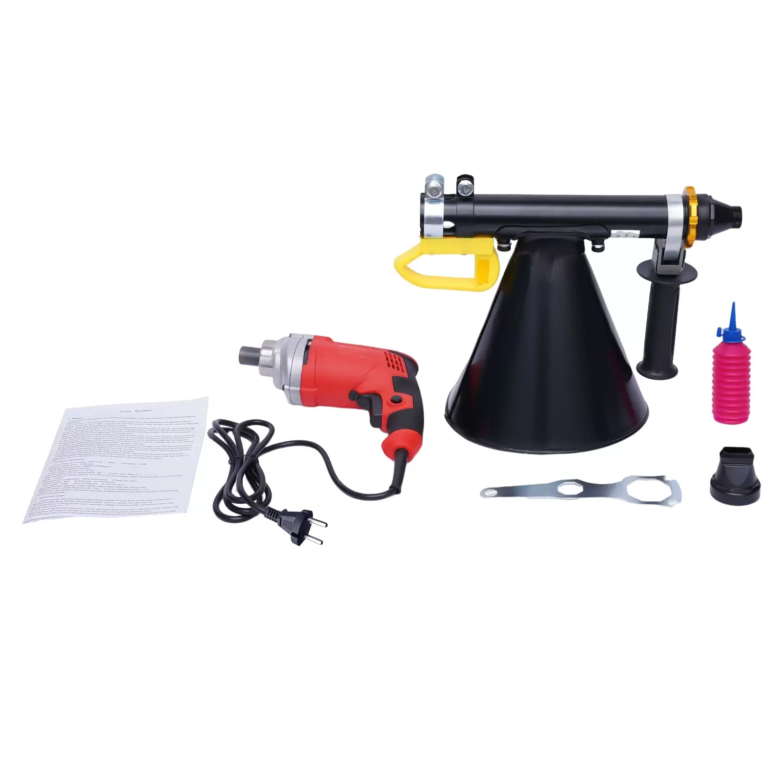 CNCEST 700W Electric Mortar Gun Cement Mortar Gun