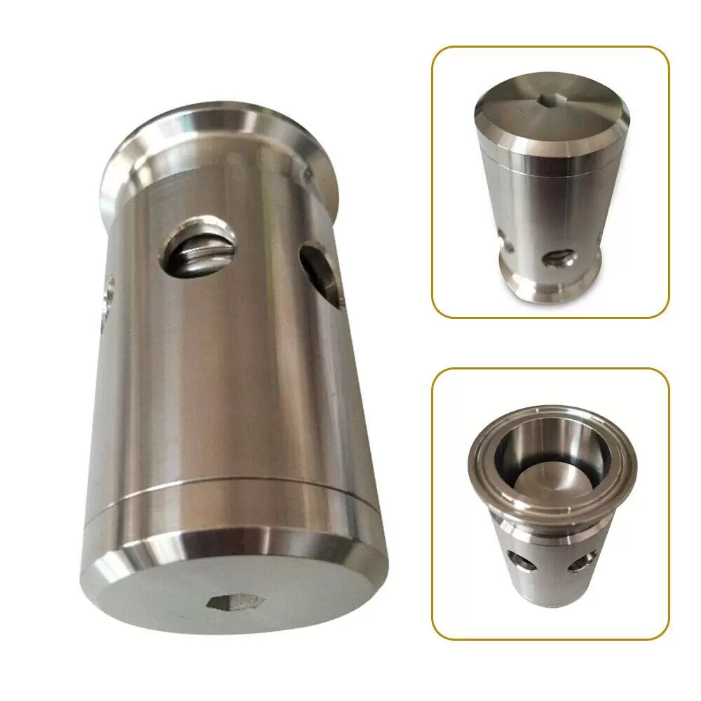 CNCEST Quick Installation Safety Valve 304 Stainless Steel 601.5" Clamp Vacuum Safety Valve 3-Clamp 2 Bar Vacuum Pressure Relief Safety Valve CNCEST Quick Installation Safety Valve 304 Stainless Steel 601.5" Clamp Vacuum Safety Valve 3-Clamp 2 Bar Vacuum Pressure Relief Safety Valve