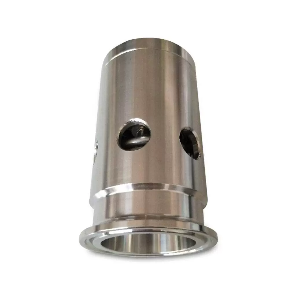 CNCEST Quick Installation Safety Valve 304 Stainless Steel 601.5" Clamp Vacuum Safety Valve 3-Clamp 2 Bar Vacuum Pressure Relief Safety Valve
