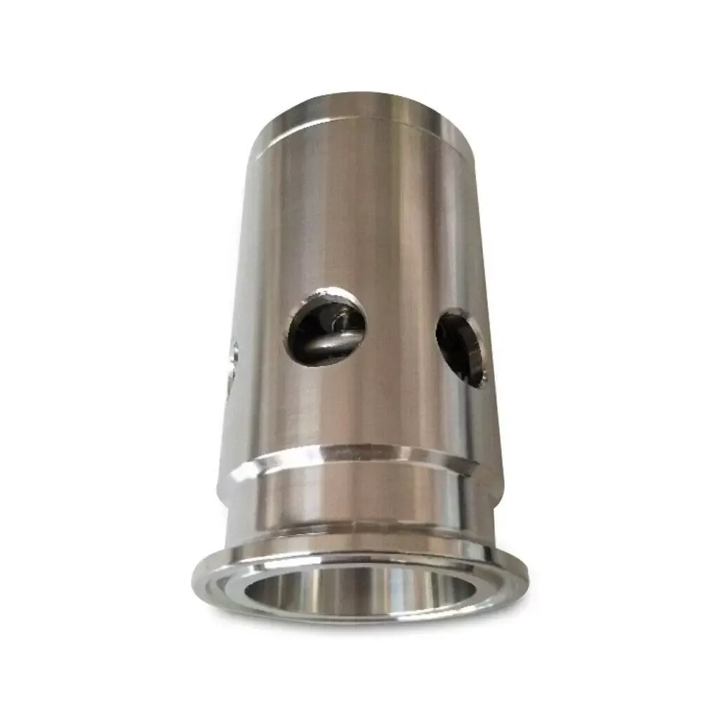 CNCEST Quick Installation Safety Valve 304 Stainless Steel 601.5" Clamp Vacuum Safety Valve 3-Clamp 2 Bar Vacuum Pressure Relief Safety Valve