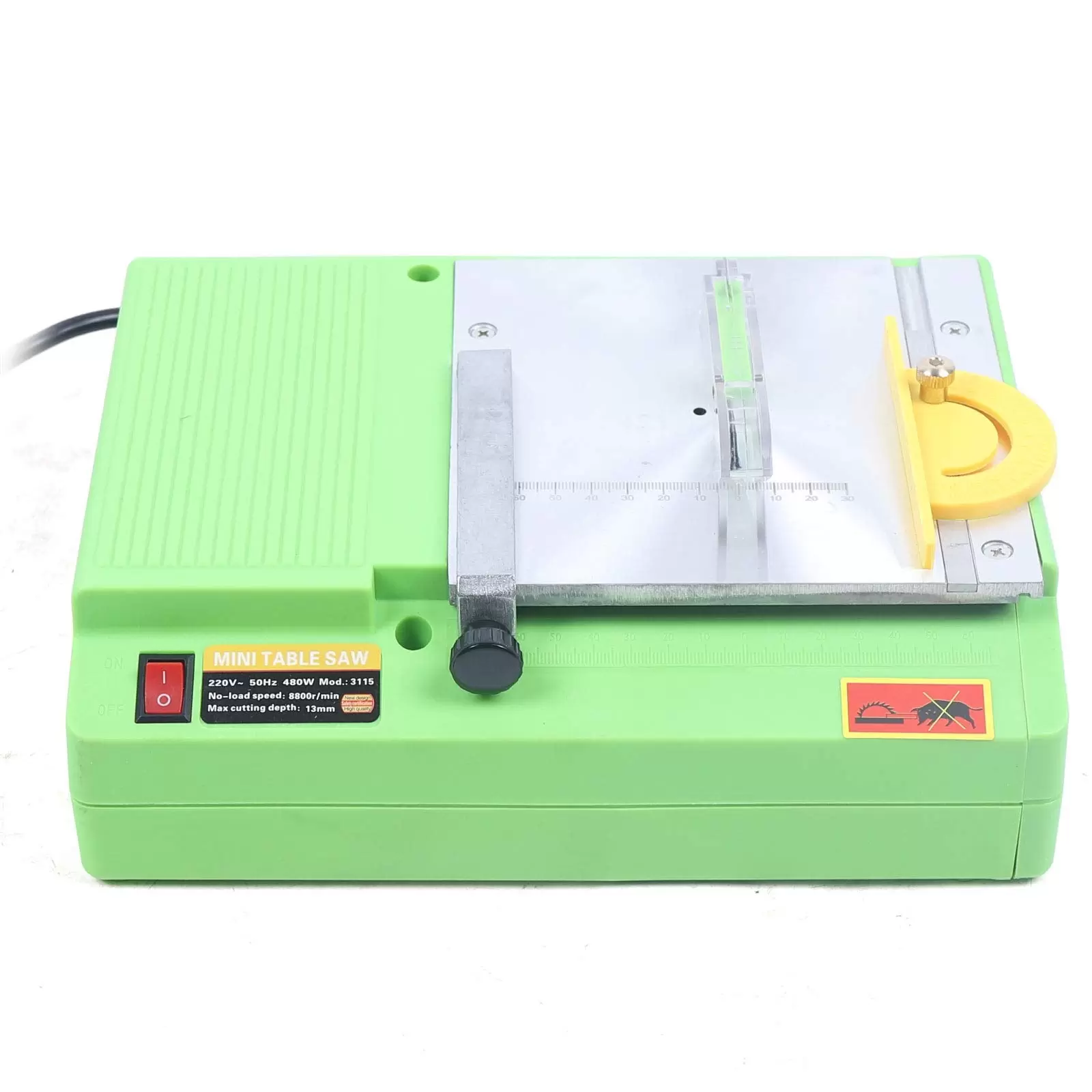 Mini Table Saw 8800RPM Small Carving Machine 480W Portable Woodworking Circular Saw  for Woodworking Cutting Polishing Grinding and Sawing