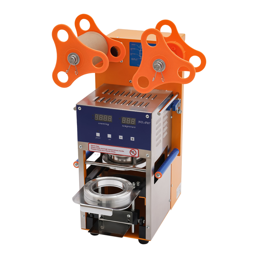 Manual Cup Sealing Machine Sealing Machine 600 Cups/h  With Counter For Sealing Drinks  Milk Tea Ice Hot Coffee
