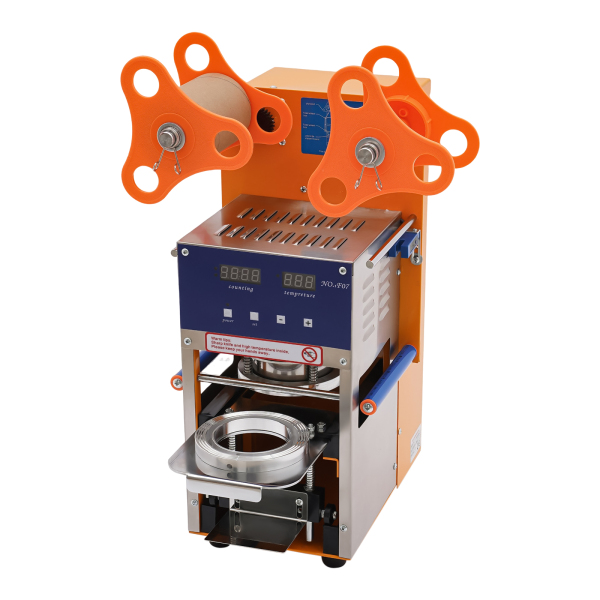 Manual Cup Sealing Machine Sealing Machine 600 Cups/h  With Counter For Sealing Drinks  Milk Tea Ice Hot Coffee