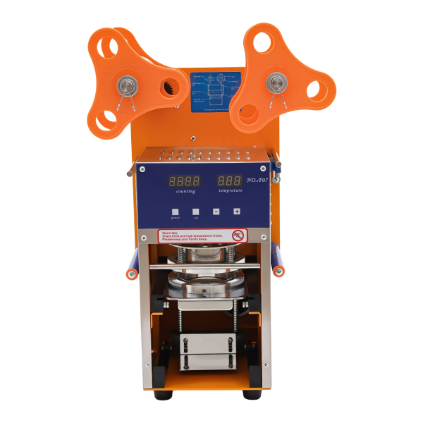 Manual Cup Sealing Machine Sealing Machine 600 Cups/h  With Counter For Sealing Drinks  Milk Tea Ice Hot Coffee