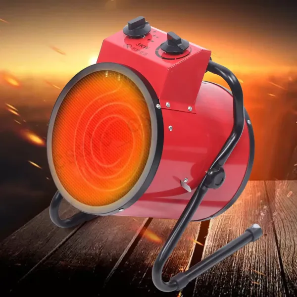 Industrial fan heater 3 kW - 3000 W - 220-240 V - Electric heating - Industrial heating