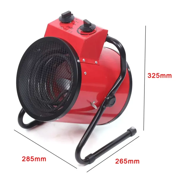 Industrial fan heater 3 kW - 3000 W - 220-240 V - Electric heating - Industrial heating