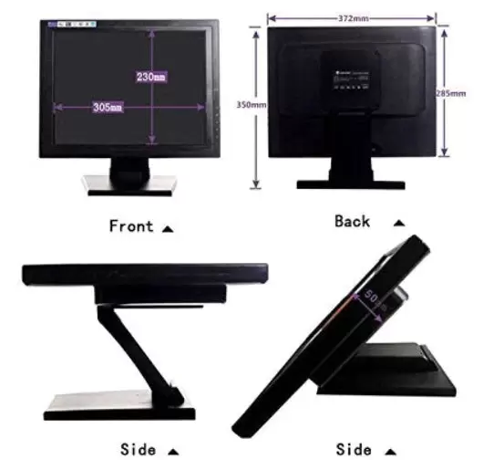 15 inch - USB POS LCD Touch Screen