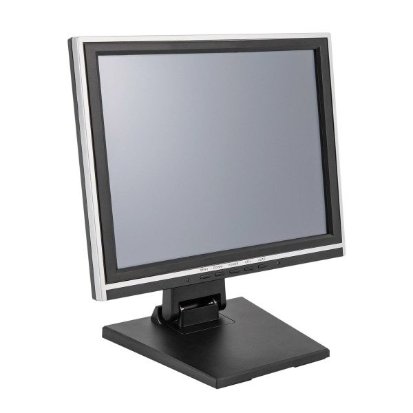 Touch Screen With Support For Pc Pos Cash Register System 15" 1024*768 LCD Screen Cashier Restaurant Bar Touch Screen LCD Display Black