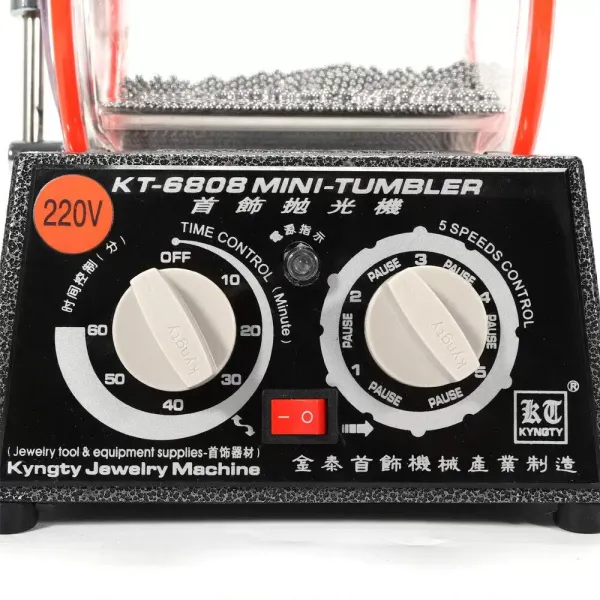 Jewelry Polisher Machine, Tumbler Rotary 3Kg Tumbler Jewelry Polisher, Rotary Tumbler Jewelry Polishing Kit, With Free Polishing Bead 45W 220V