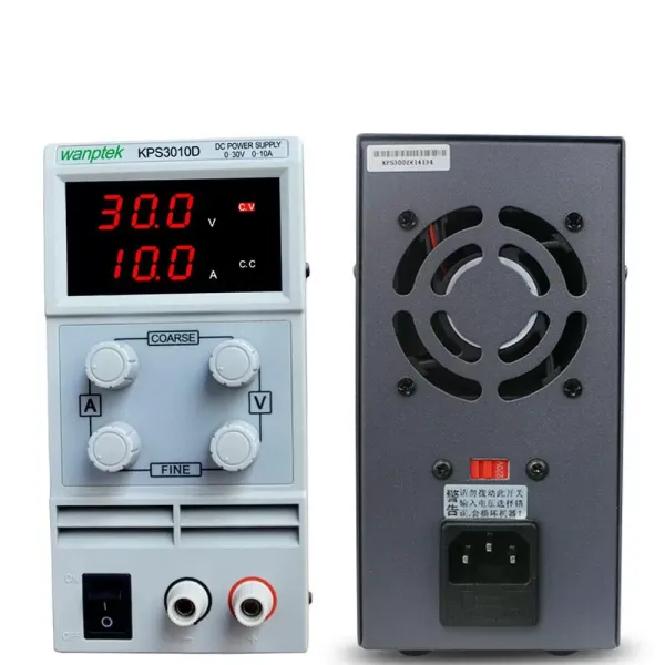 DC Power Supply Adjustable Laboratory Power Supply 0-30V 0-10A with Digital Display Current Limitation Protection Temperature Regulation DC Power Supply Adjustable Laboratory Power Supply 0-30V 0-10A with Digital Display Current Limitation Protection Temperature Regulation