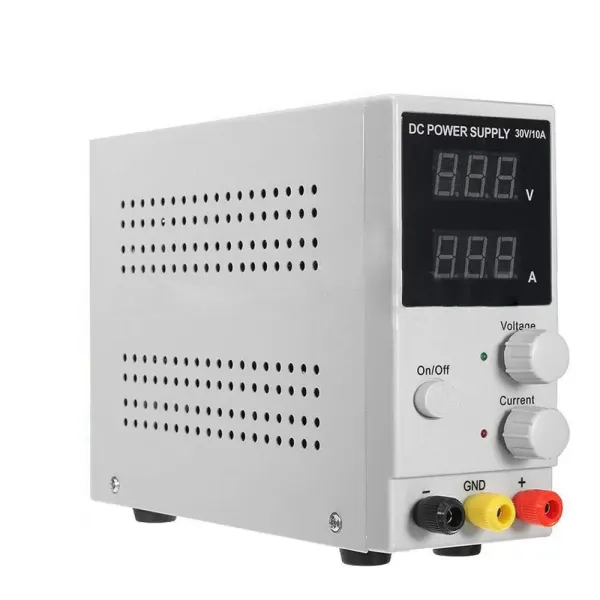 0-30V 0-10A DC Adjustable Power Supply Unit with LED Display 0-30V 0-10A Regulated DC Power Supply Adjustable Variable Lab Power Supply 220V