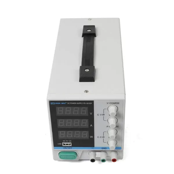 Laboratory Power Supply Transformer Adjustable Power Supply 0-30V 0-10A, LED Digital Display Power Supply with USB Interface Factory Maintenance