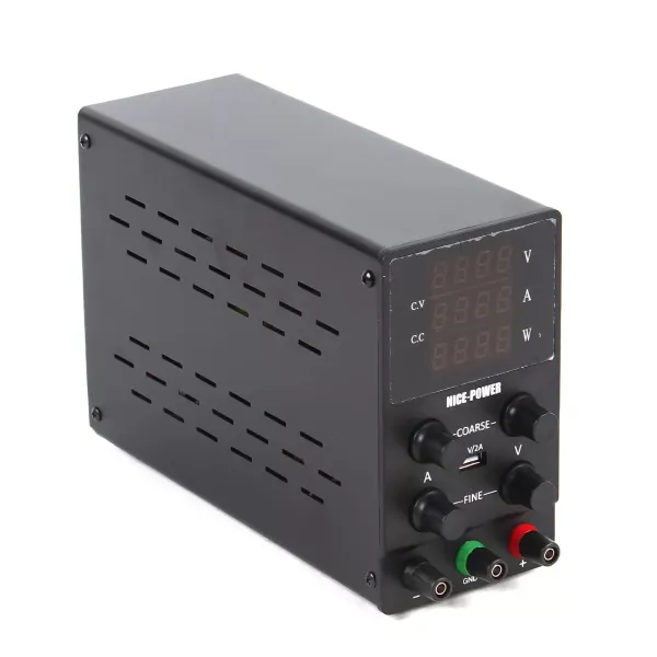 Adjustable DC Lab Power Supply with 4 Digit LED Display 0-30V 0-10A Stabilize Lab Power Supply