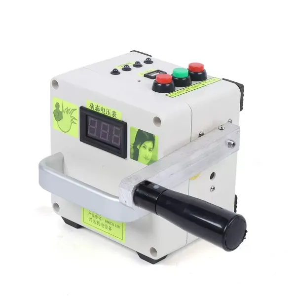 220V capacitive hand crank generator, small hand crank generator new emergency charger portable power supply