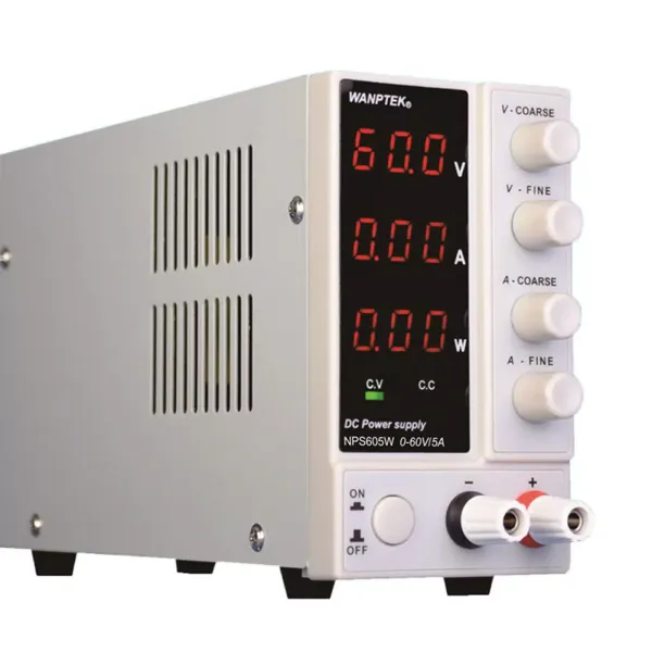 NPS605W DC Power Supply Adjustable Digital 220V 0-60V 0-5A Regulate Output Laboratory Power Supply with LED Display Switching Power Supplies for Measuring Instrument