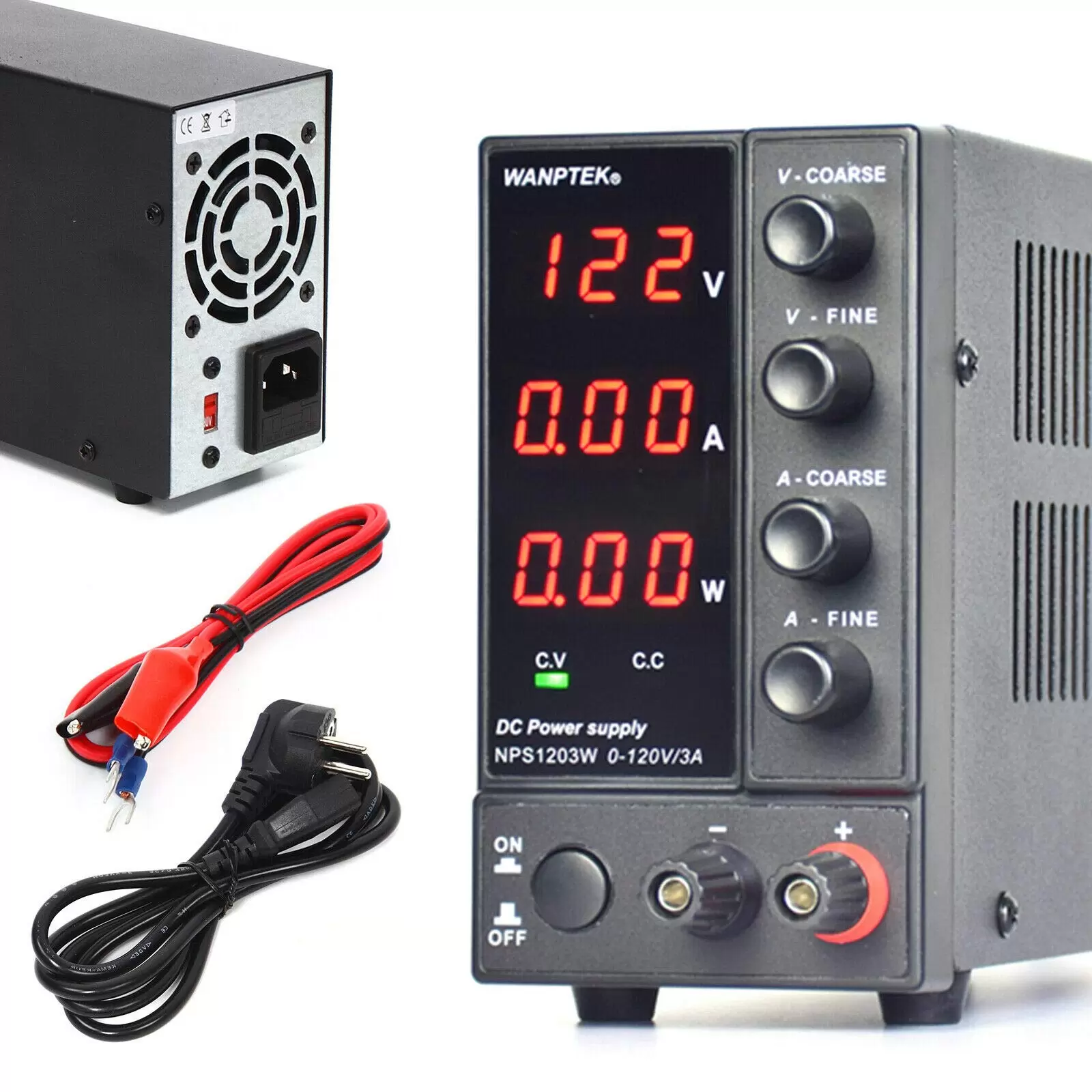 Laboratory Power Supply 0-3A DC Adjustable Stabilized Switching Power Supply Current Measuring Device