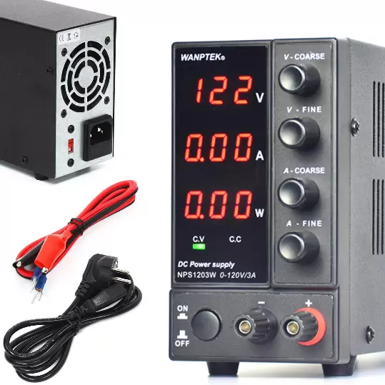 Laboratory Power Supply 0-3A DC Adjustable Stabilized Switching Power Supply Current Measuring Device