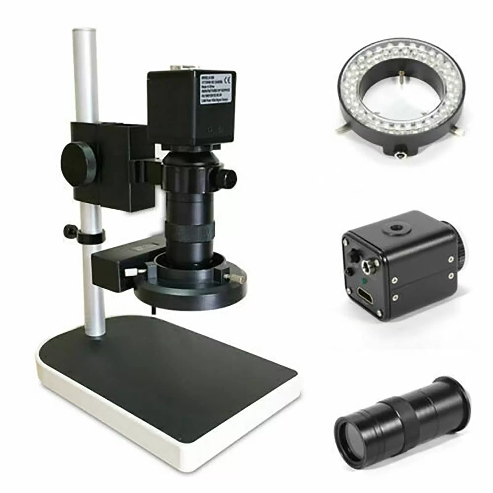 16MP 1080p HDMI Microscope with 180xC Lens Stable and Durable Microscope Easy Operation and High Quality