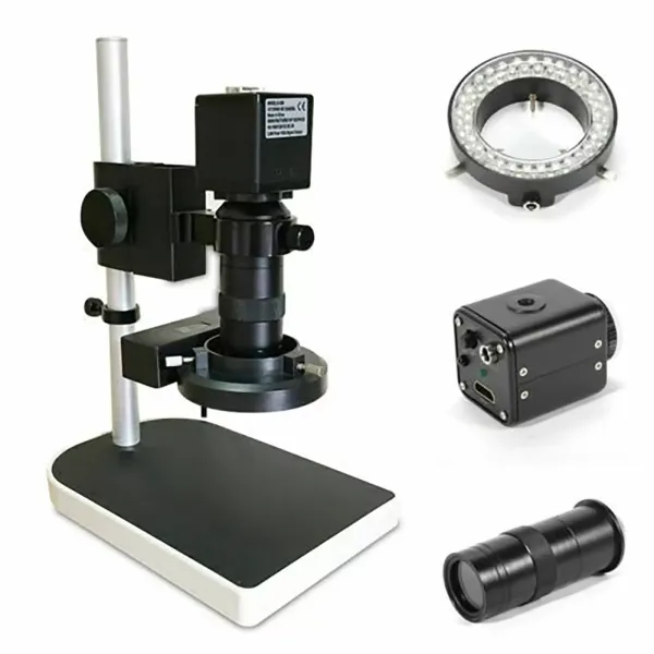 16MP 1080p HDMI Microscope with 180xC Lens Stable and Durable Microscope Easy Operation and High Quality