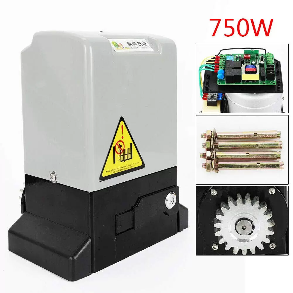 CNCEST 230V 750W 1800KG 12 m/min Sliding Door Motor Electric Garage Door+2 Remote Controls For Horizontally Sliding Wood Or Iron Gates CNCEST 230V 750W 1800KG 12 m/min Sliding Door Motor Electric Garage Door+2 Remote Controls For Horizontally Sliding Wood Or Iron Gates