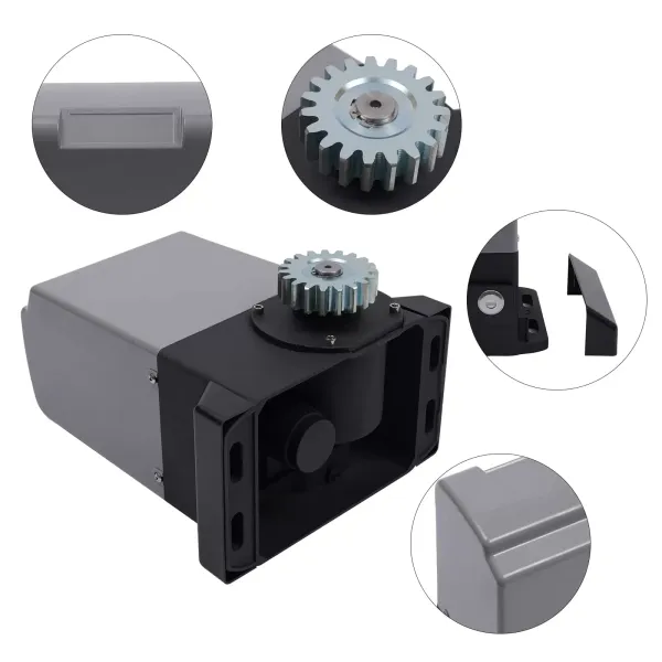 750W 1800KG Sliding Gate Drive Gate Drive Set Including 2x Remote Controls Suitable for Sliding Doors Made of Steel Wood Weighing Less than 3527 Pounds 750W 1800KG Sliding Gate Drive Gate Drive Set Including 2x Remote Controls Suitable for Sliding Doors Made of Steel Wood Weighing Less than 3527 Pounds