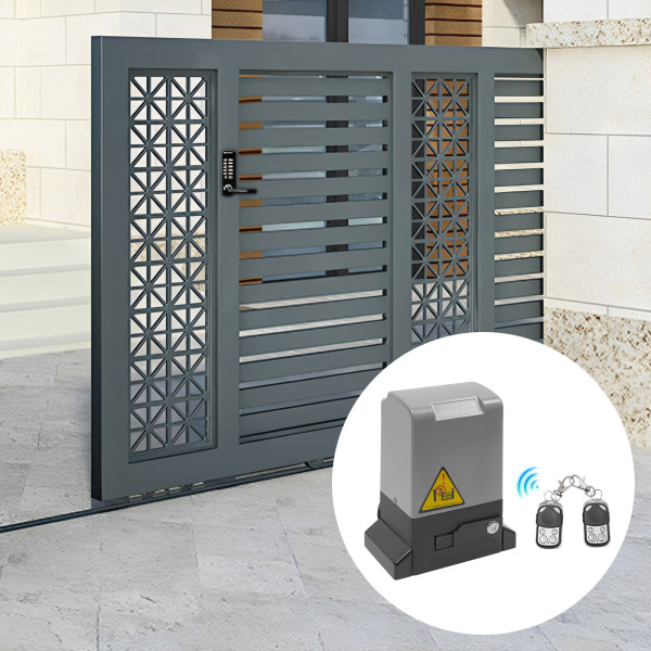 220V 3A 370W Sliding Gate Opener Suitable For Horizontally Sliding Wood Or Iron Gates 39.56*1.18*0.47 Inches Aluminum Alloy 220V 3A 370W Sliding Gate Opener Suitable For Horizontally Sliding Wood Or Iron Gates 39.56*1.18*0.47 Inches Aluminum Alloy