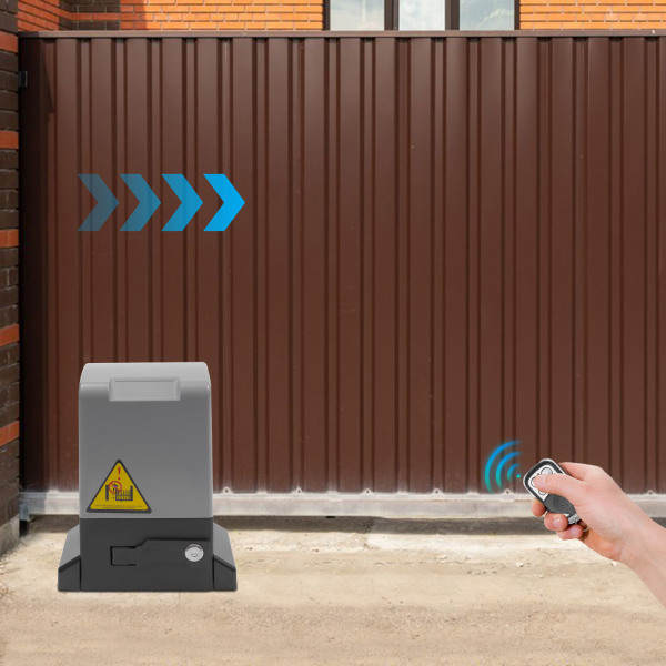 220V 3A 370W Sliding Gate Opener Suitable For Horizontally Sliding Wood Or Iron Gates 39.56*1.18*0.47 Inches Aluminum Alloy 220V 3A 370W Sliding Gate Opener Suitable For Horizontally Sliding Wood Or Iron Gates 39.56*1.18*0.47 Inches Aluminum Alloy