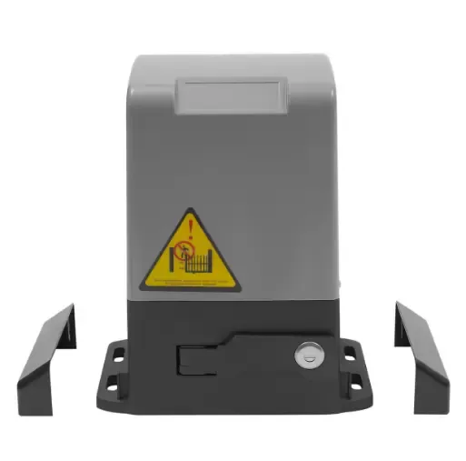 Remote Gate Opener IP44 Waterproof Aluminum Alloy Housing Motorized Sliding Door Operator 600kg With 2 Remote Controls 220V (370W)