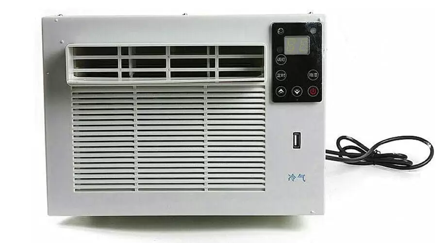 Mobile Window Air Conditioner Cooling System Air Humidifier Compact Fan Window Fan Mini Window Air Conditioner 1100W Cool Mount Dehumidifier