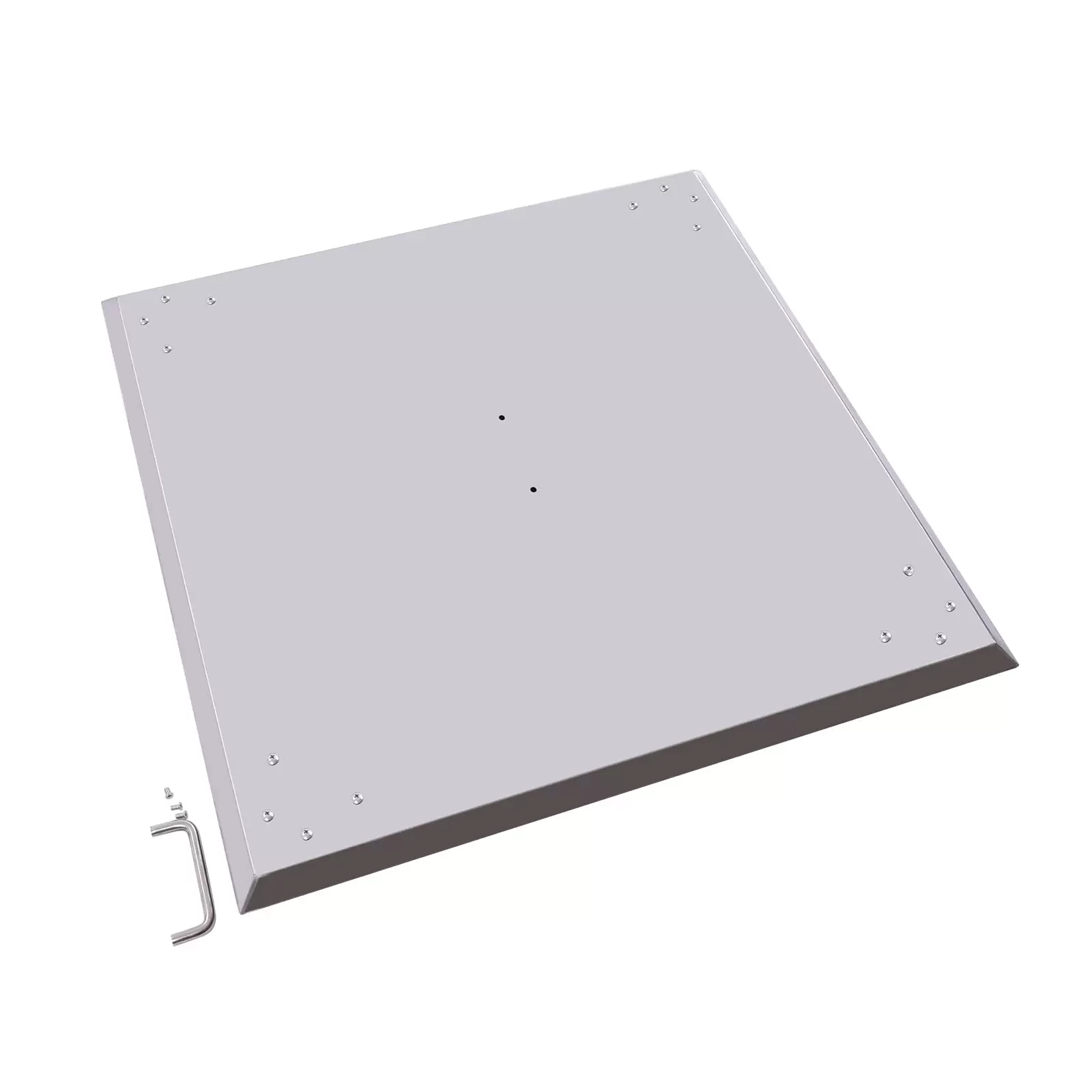 Fire Pit Cover 30" x 30" x 13" Stainless Steel 1.5mm Thick Lid with Foldable Legs and Carry Handle Fire Pit Cover 30" x 30" x 13" Stainless Steel 1.5mm Thick Lid with Foldable Legs and Carry Handle