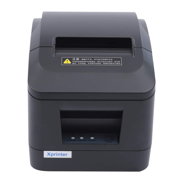USB Thermal Receipt Printer 80mm POS Thermal Printer Cashier Candy Printer ESC/POS Paper Cutting Function Bluetooth Control Label Printer