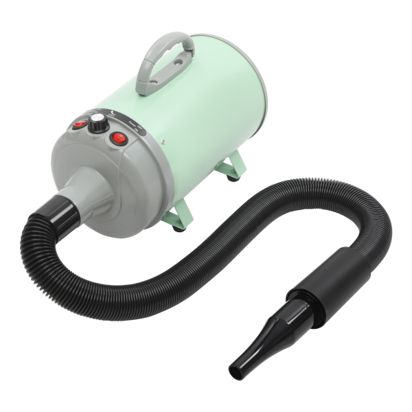 Pet Hair Dryer, Electric Dog Cat Hair Dryer, Pet Drying Machine with 4 Nozzles - Green