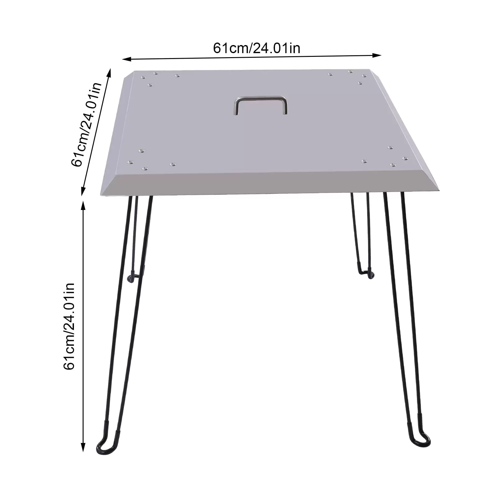 Fire Pit Heat Deflector Fire Bowls Cover Stainless Steel Square Fire Pit Burner Cover Fire Pit Heat Deflector Fire Bowls Cover Stainless Steel Square Fire Pit Burner Cover