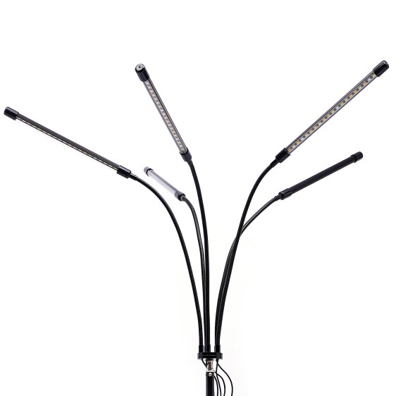 Full Spectrum LED Plant Lamp 5 Tubes with 360° Adjustable Stand Indoor Plant Lamp with Timer Full Spectrum LED Plant Lamp 5 Tubes with 360° Adjustable Stand Indoor Plant Lamp with Timer