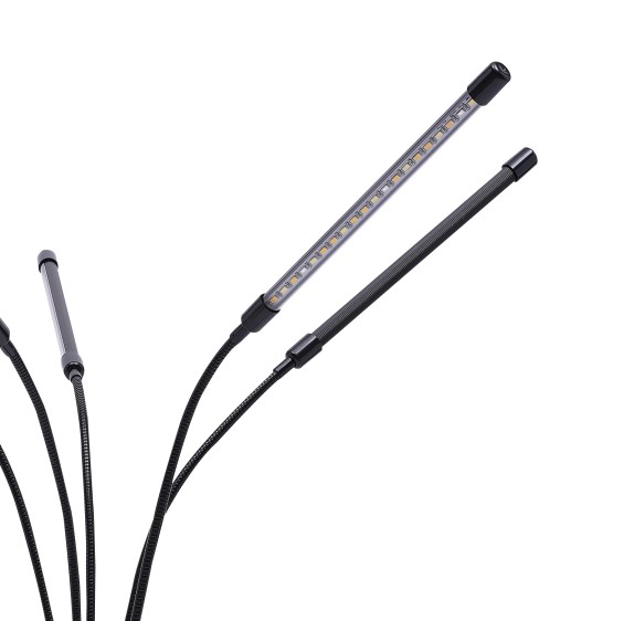 Full Spectrum LED Plant Lamp 5 Tubes with 360° Adjustable Stand Indoor Plant Lamp with Timer Full Spectrum LED Plant Lamp 5 Tubes with 360° Adjustable Stand Indoor Plant Lamp with Timer