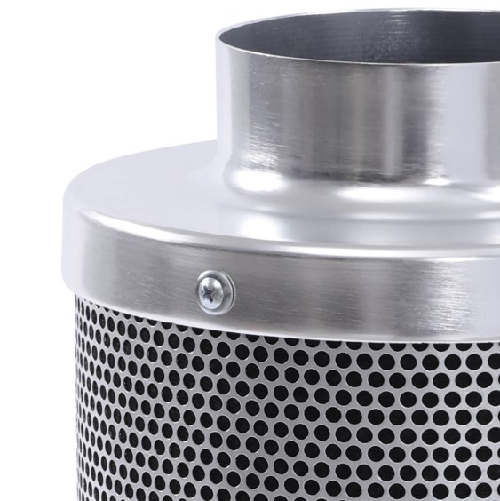 4 Inch Aluminum Reversible Activated Carbon Filter Set for Inline Duct and Curtain Fans