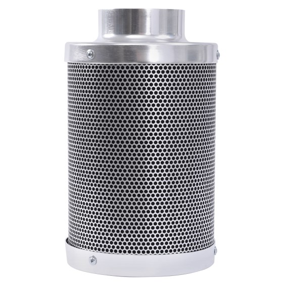 4 Inch Aluminum Reversible Activated Carbon Filter Set for Inline Duct and Curtain Fans