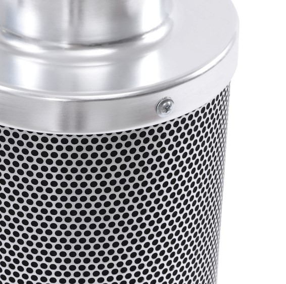 4 Inch Aluminum Reversible Activated Carbon Filter Set for Inline Duct and Curtain Fans