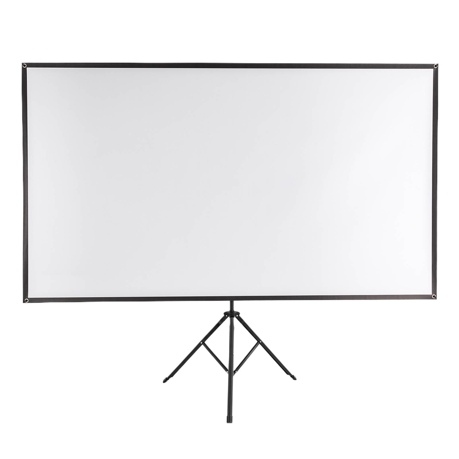 Projector Screen with Tripod, Portable Projector Screen, 80 Inches, 16:9, 4K HD Projection Screen
