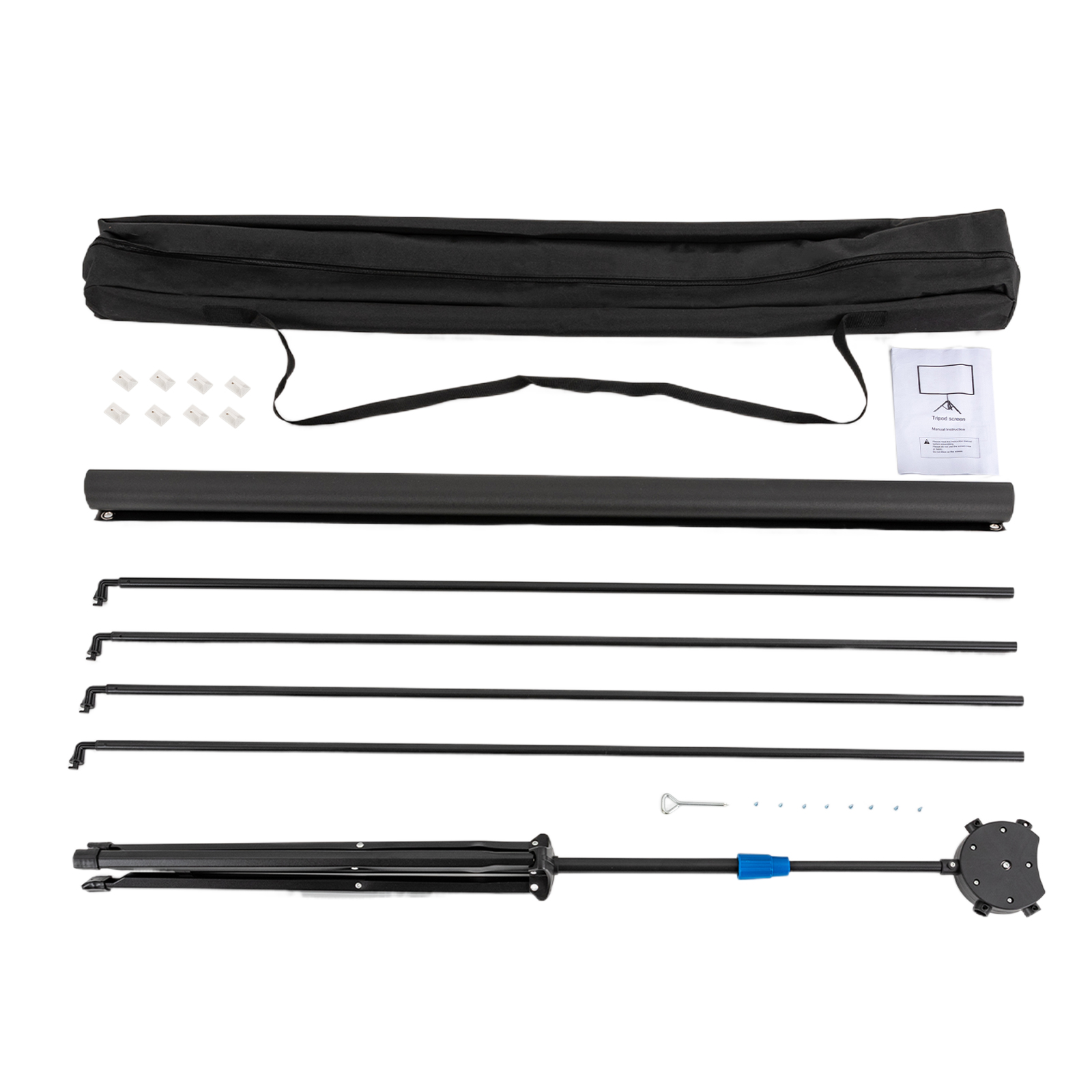 Projector Screen with Tripod, Portable Projector Screen, 80 Inches, 16:9, 4K HD Projection Screen Projector Screen with Tripod, Portable Projector Screen, 80 Inches, 16:9, 4K HD Projection Screen