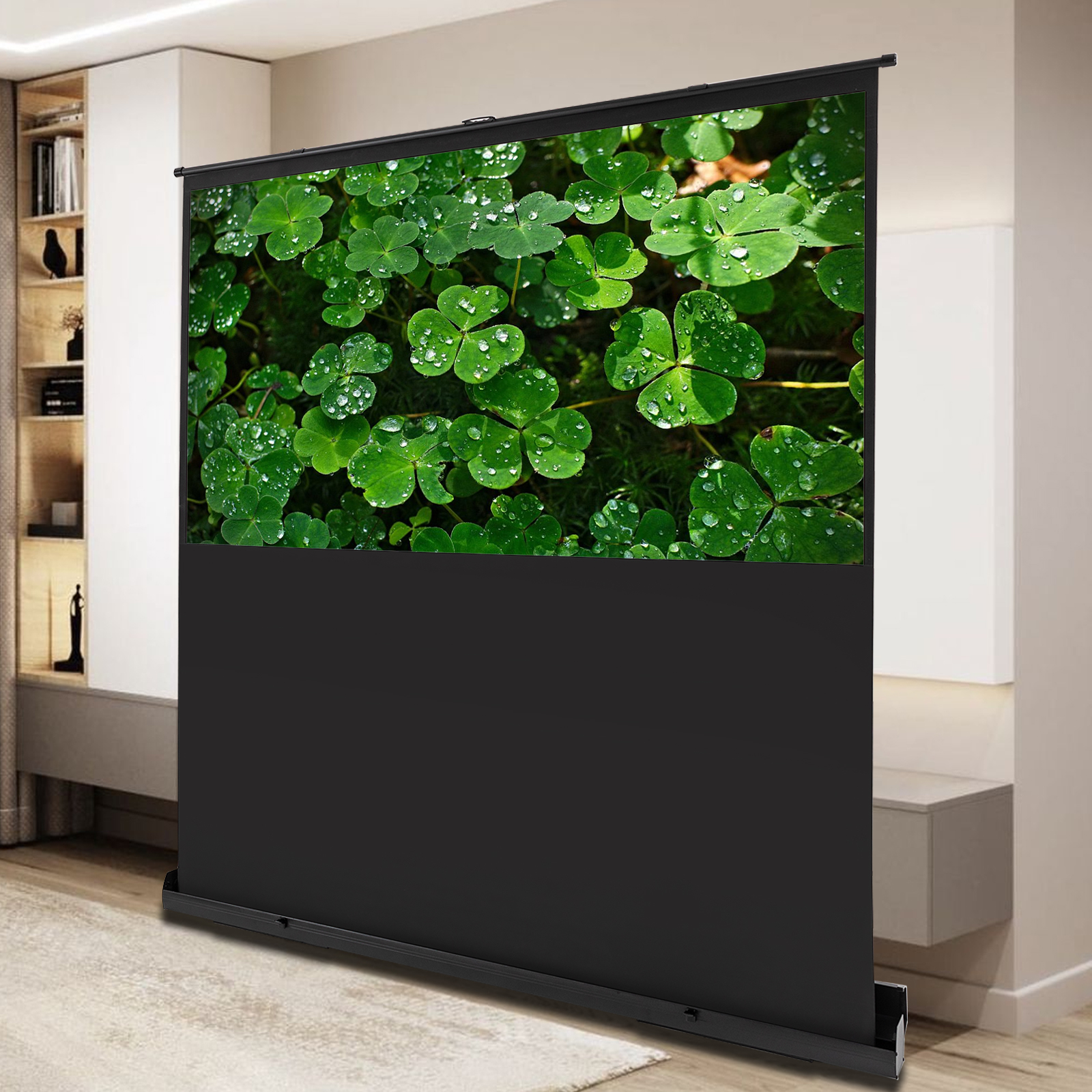 Liftable Projection Screen, Portable Projection Screen, Floor Projection Screen, Black Liftable Projection Screen, Portable Projection Screen, Floor Projection Screen, Black