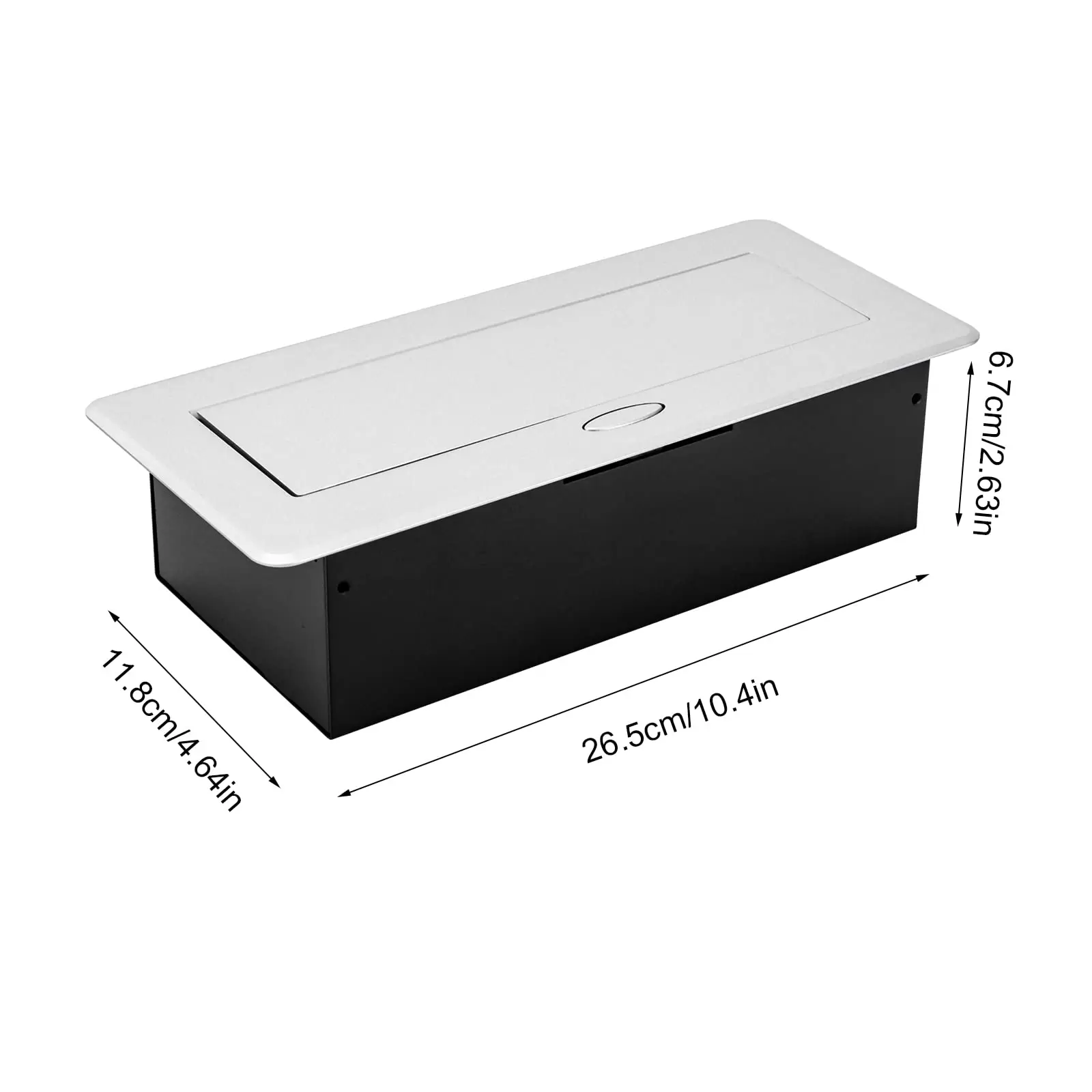 Hidden table socket with 2 EU sockets 16A, LAN, HDMI and 5V 2A USB Typec Hidden table socket with 2 EU sockets 16A, LAN, HDMI and 5V 2A USB Typec